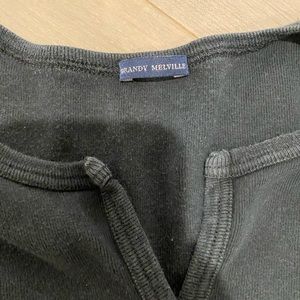 Brandy Melville notch crop top